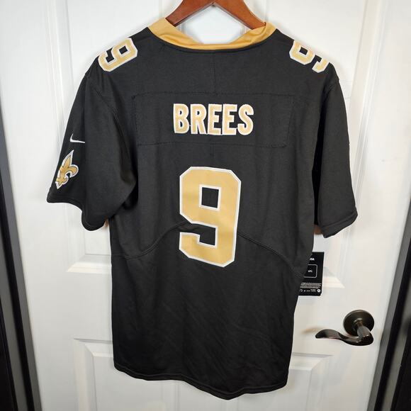 RARE Nike Drew Brees XL Black Saints NFL 100 Vapor Limited On Field Jersey NWT - Picture 2 of 6